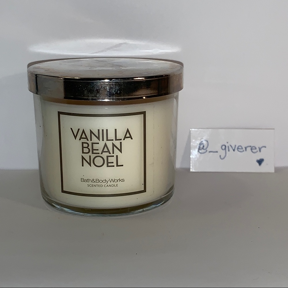 Vanilla Bean Noel Candle 🕯Single Wick Bath & Body Works